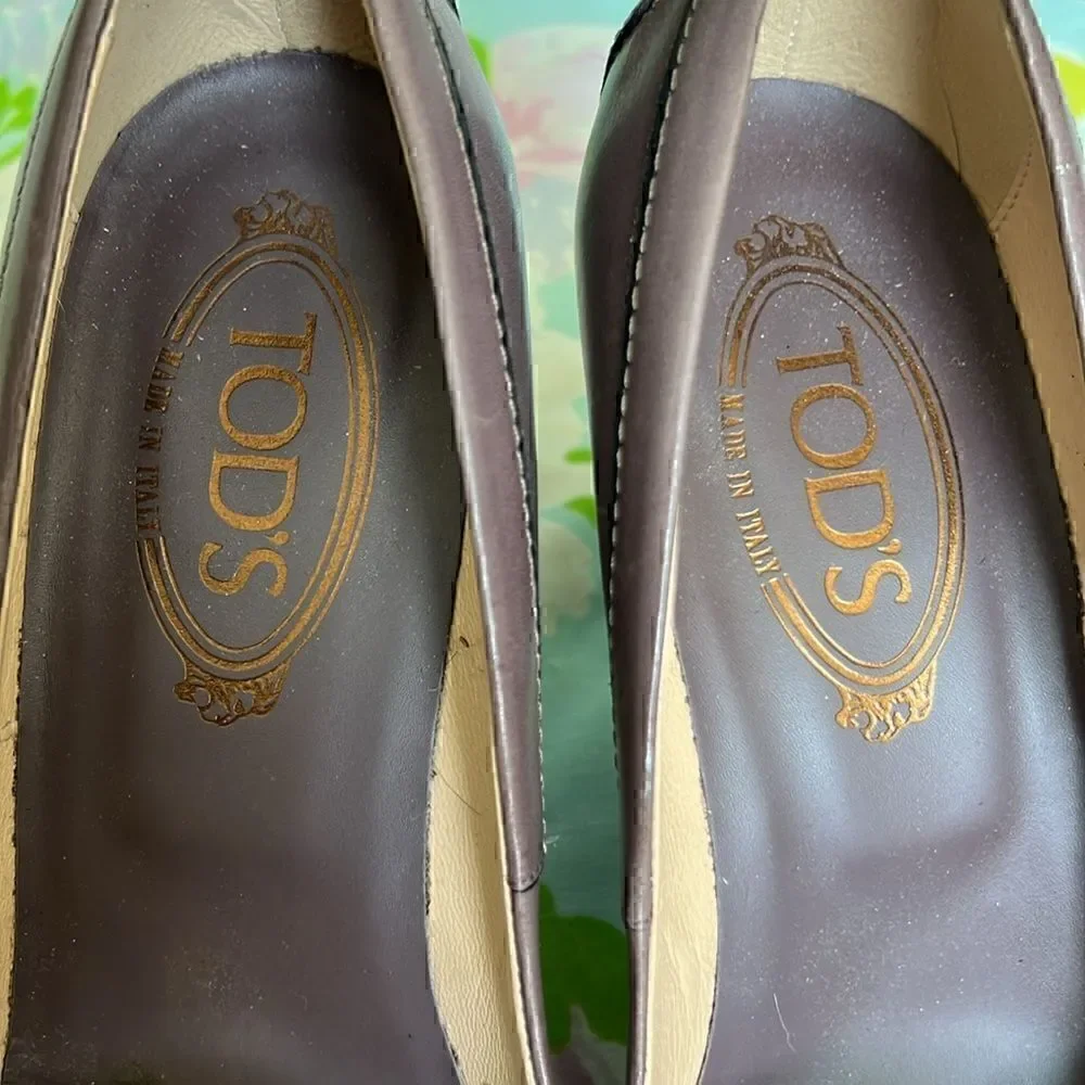 Tod’s Jodie Buckle Heels Purple - 39.5